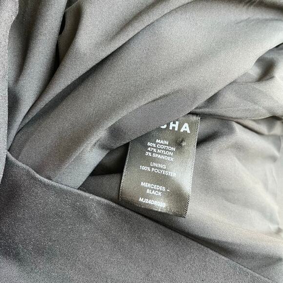 Misha Mercedes Flower Mini Black Dress M - Picture 5 of 7